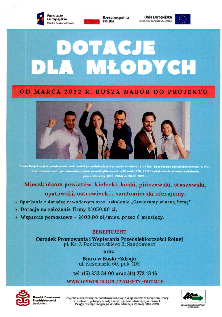 dotacja dla młodych