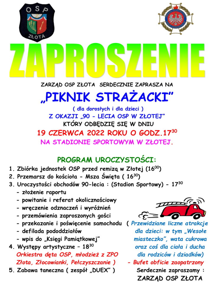 jubileusz osp ZŁota
